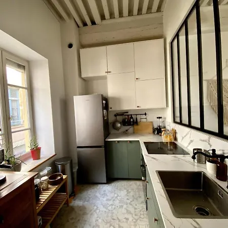 Apartment Renovated Loft With Terrace At Pentes Croix-rousse
